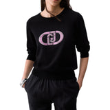 Maglia donna con logo monogram