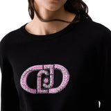 Maglia donna con logo monogram