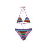 Bikini bimba triangolo e slip fisso seashell