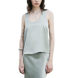 Top donna fluido in raso