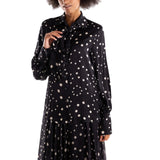 Camicia donna black pois