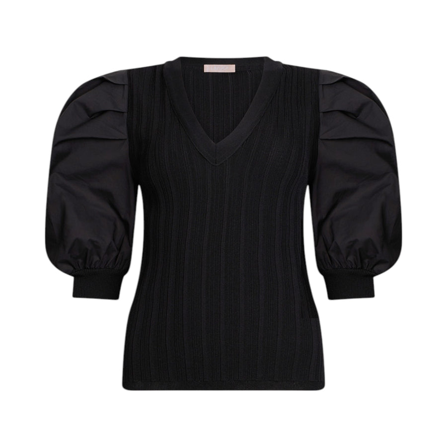 Top donna con maniche balloon