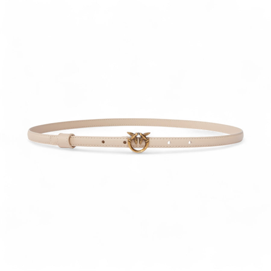 Cintura donna sottile fibbia Love Birds 1cm