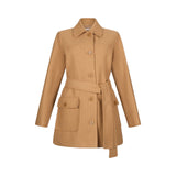 Cappotto donna con cintura