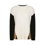 Maglia donna colour block