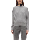 Maglia donna basica misto cachemire