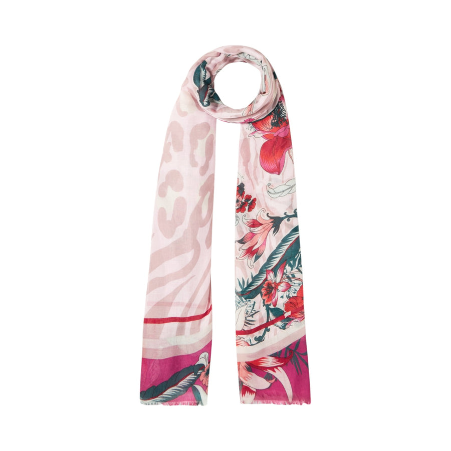 Foulard donna con stampa floreale