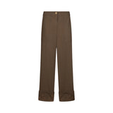 Pantaloni donna con dettaglio macramè