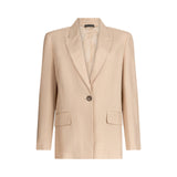 Blazer donna con dettaglio in pizzo