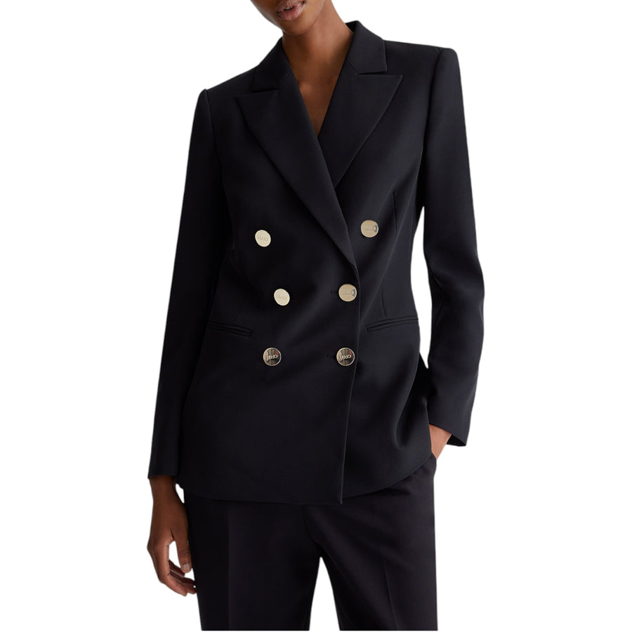 Blazer donna stretch doppiopetto