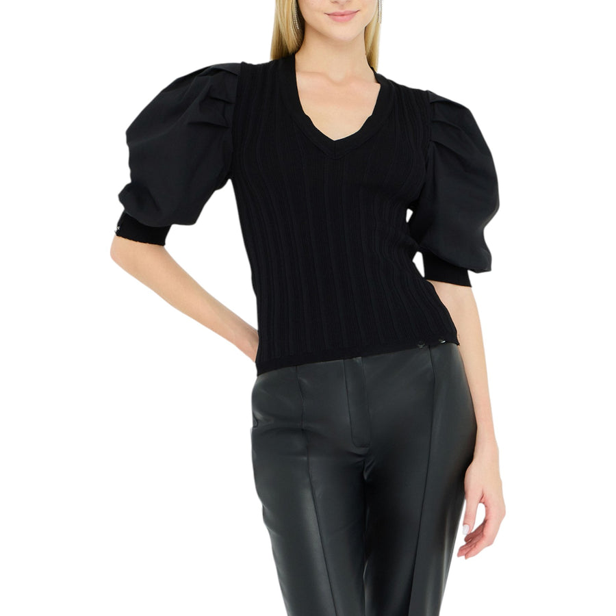 Top donna con maniche balloon