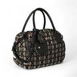 Borsa donna a bauletto logo monogram