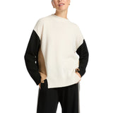 Maglia donna colour block