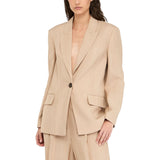 Blazer donna con dettaglio in pizzo
