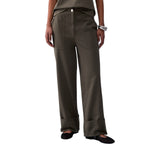 Pantaloni donna con dettaglio macramè