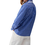 Camicia donna con colletto removibile