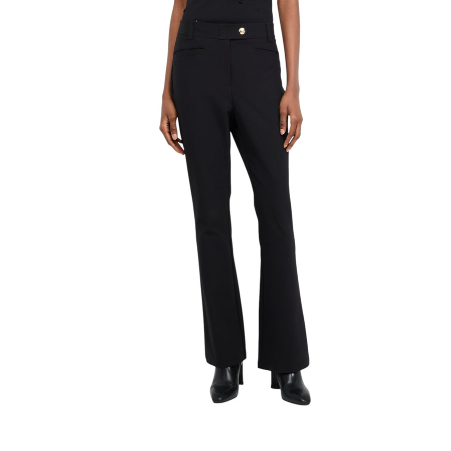 Pantaloni donna flare a vita alta
