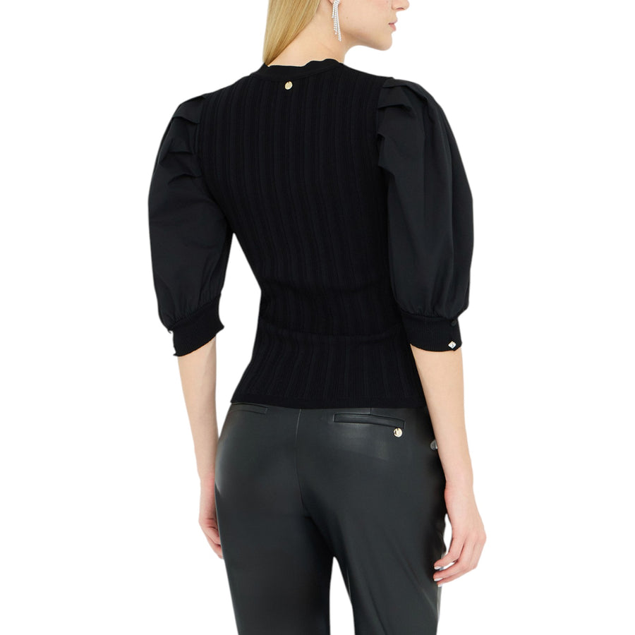 Top donna con maniche balloon