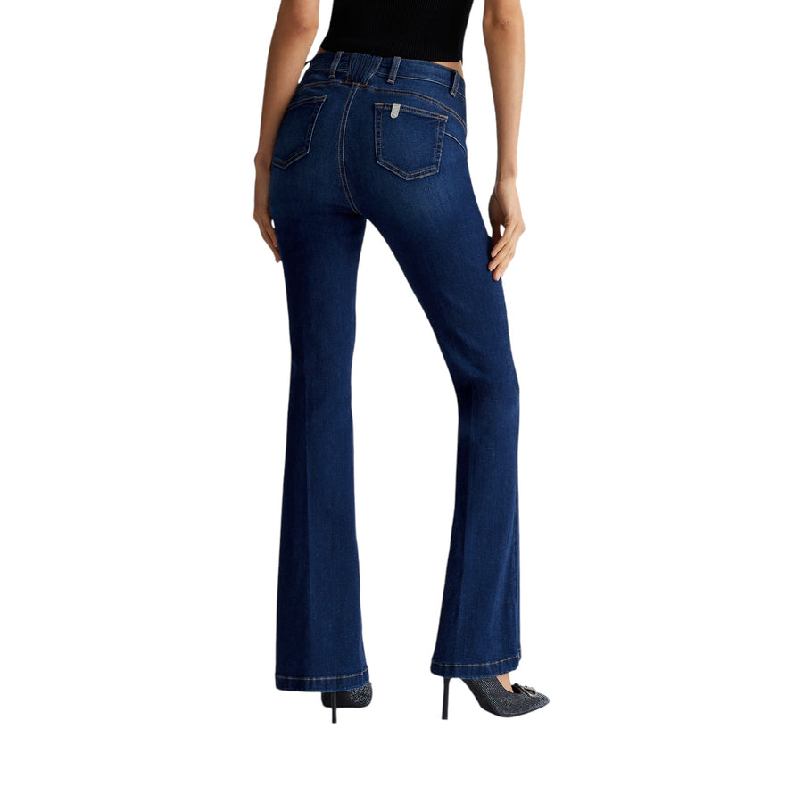 Jeans donna flare stretch