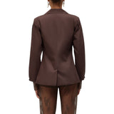 Giacca donna in cotone con pizzo