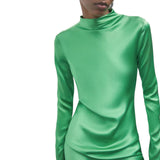 Abito donna midi in seta
