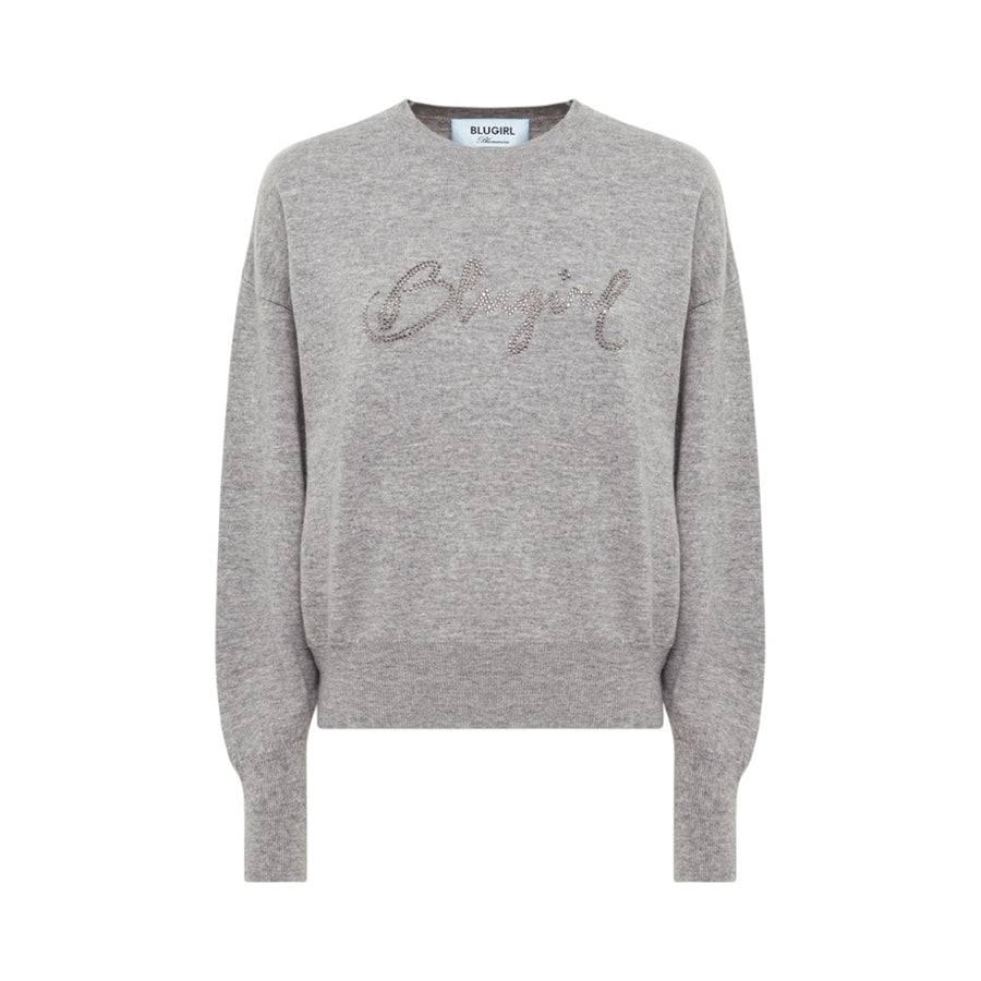 Maglia donna basica misto cachemire