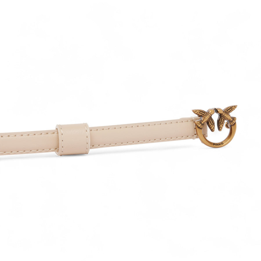 Cintura donna sottile fibbia Love Birds 1cm