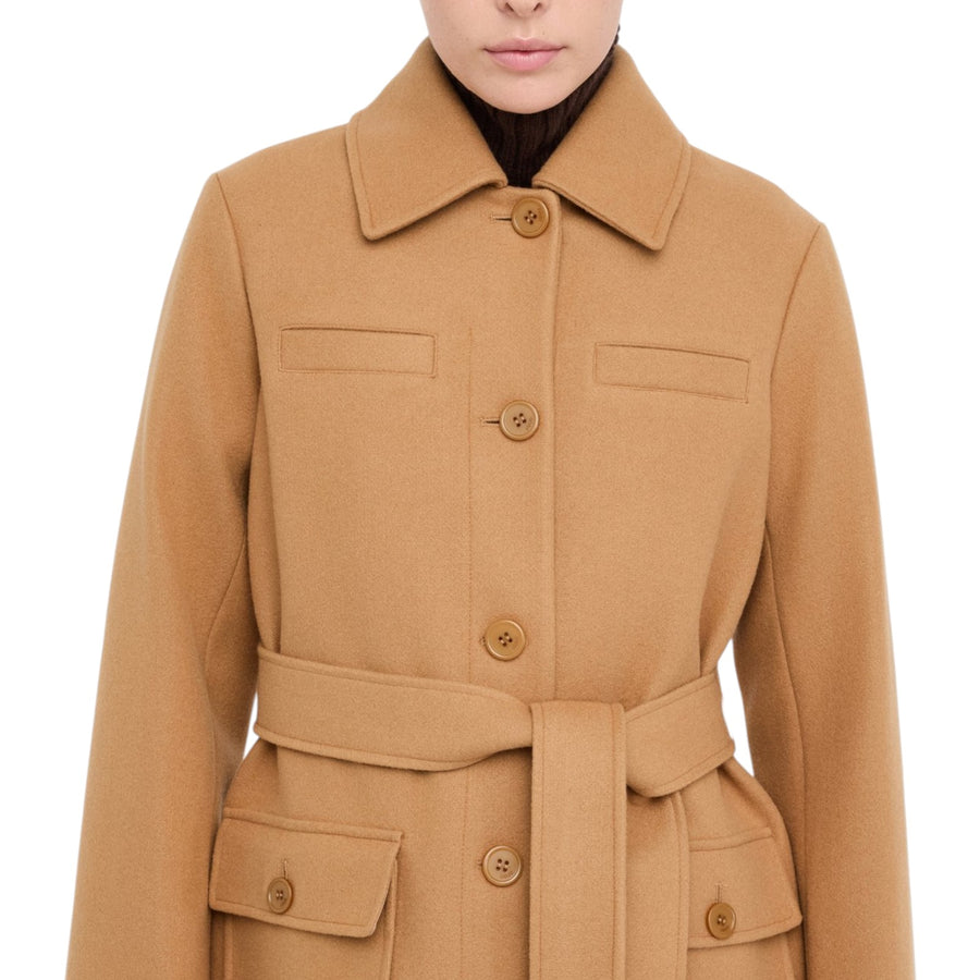 Cappotto donna con cintura