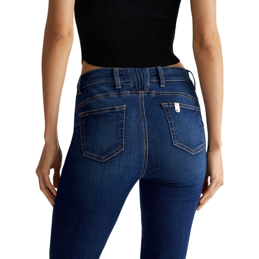 Jeans donna flare stretch