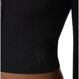 Maglia donna in jersey leggero con bottoni