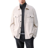 Giacca uomo overshirt in velluto