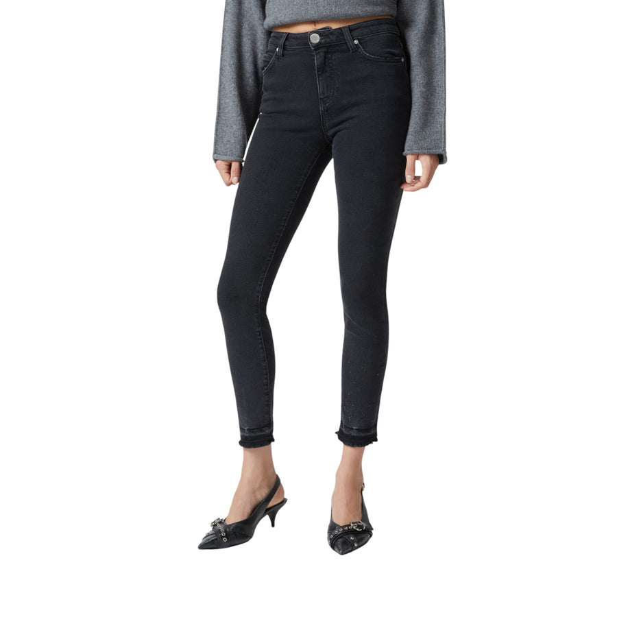 Jeans donna skinny aderenti denim black