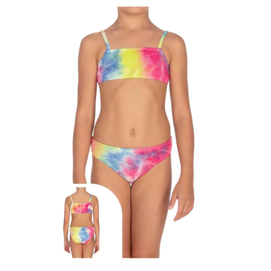 Bikini top con slip fisso bimba