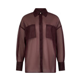 Camicia donna in organza