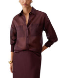 Camicia donna in organza