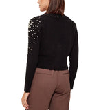 Cardigan donna con dettaglio gioiello