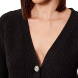 Cardigan donna con dettaglio gioiello