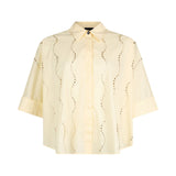 Camicia donna con applicazioni gioiello