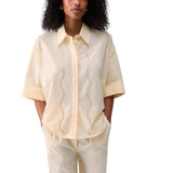 Camicia donna con applicazioni gioiello