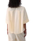 Camicia donna con applicazioni gioiello