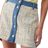 Minigonna donna bouclé