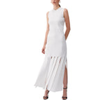 Abito donna in maglia con frange