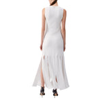 Abito donna in maglia con frange