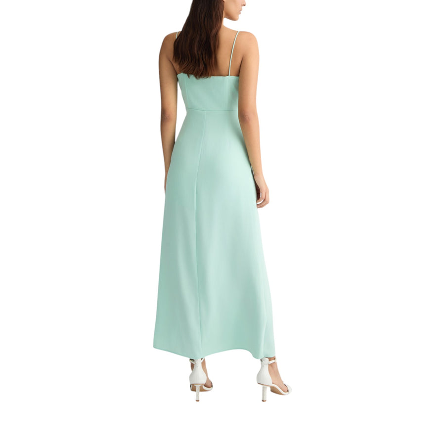 Vestito donna elegante con piume