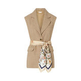 Gilet donna  con foulard