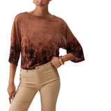 Maglia donna con stampa