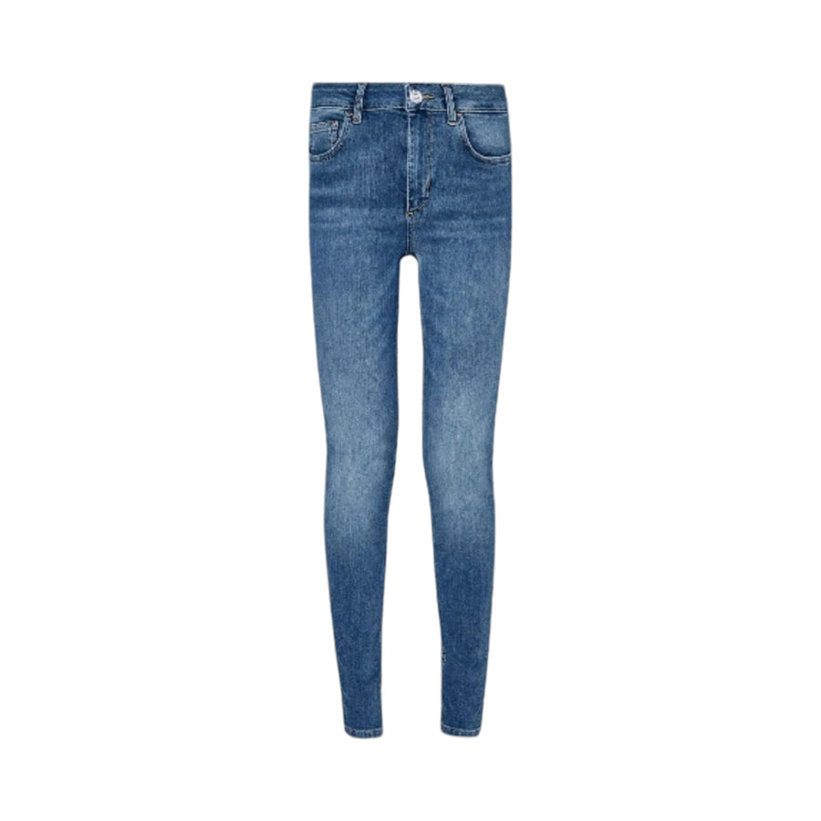 Jeans donna skinny bottom up a vita alta