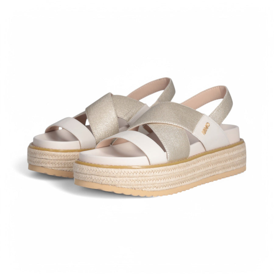 Sandali donna platform intrecciati