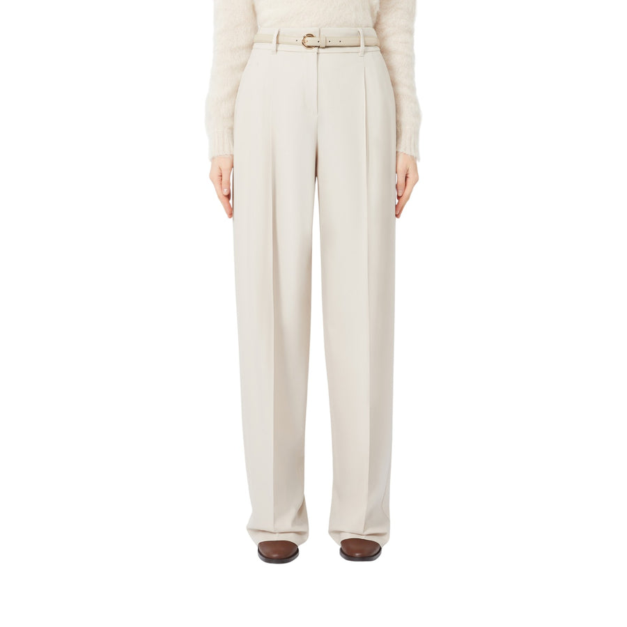 Pantalone donna in saglia di lana
