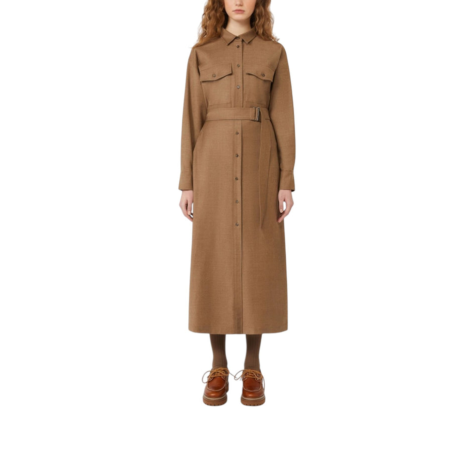 Abito donna in flanella di lana